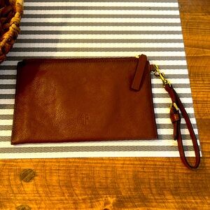 Frye All Leather Large Wristlet